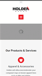 Mobile Screenshot of holdenbrand.com